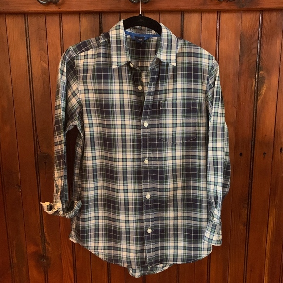 GAP Boys XL plaid button down shirt - Picture 2 of 3